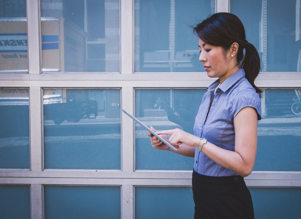 young executive woman